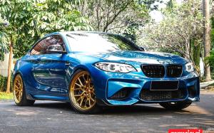 BMW M2 Coupe by Permaisuri on Vossen Wheels (ML-X3) 2019 года